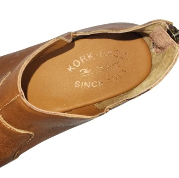 KORK-EASE Skye Brown Leather Ankle Boots Size 9 - Picture 6 of 7